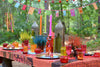 square bunting decoration